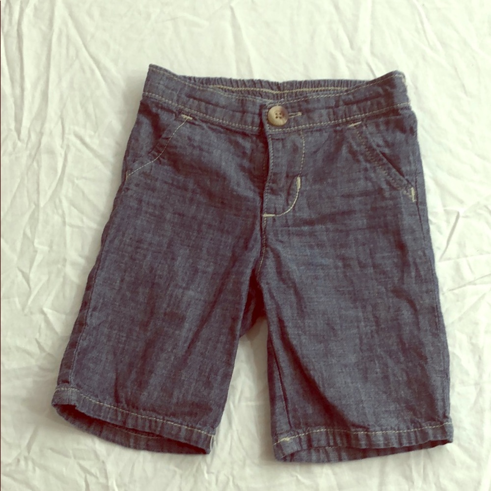 EUC Denim long shorts with elastic band